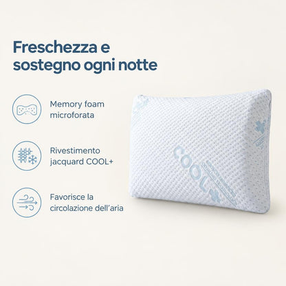 Cuscino rinfrescante in memory foam